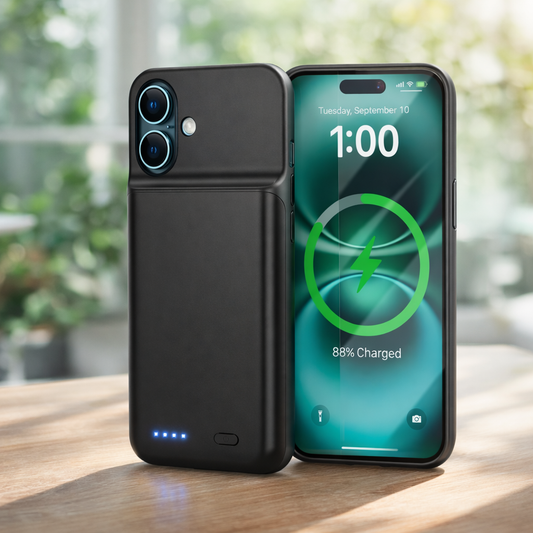 10000Mah Newest For iphone 16 Plus 15 14 13 Mini 12 11 Pro Max X XS XR XS 6 6S 7 8 SE 2020 Battery Case Charger Cases Power Bank